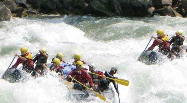 White water rafting